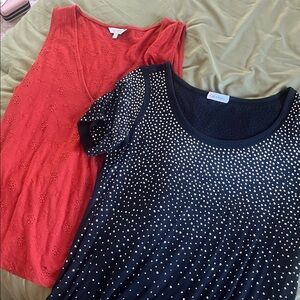 Two fun going out shirts (both XL)